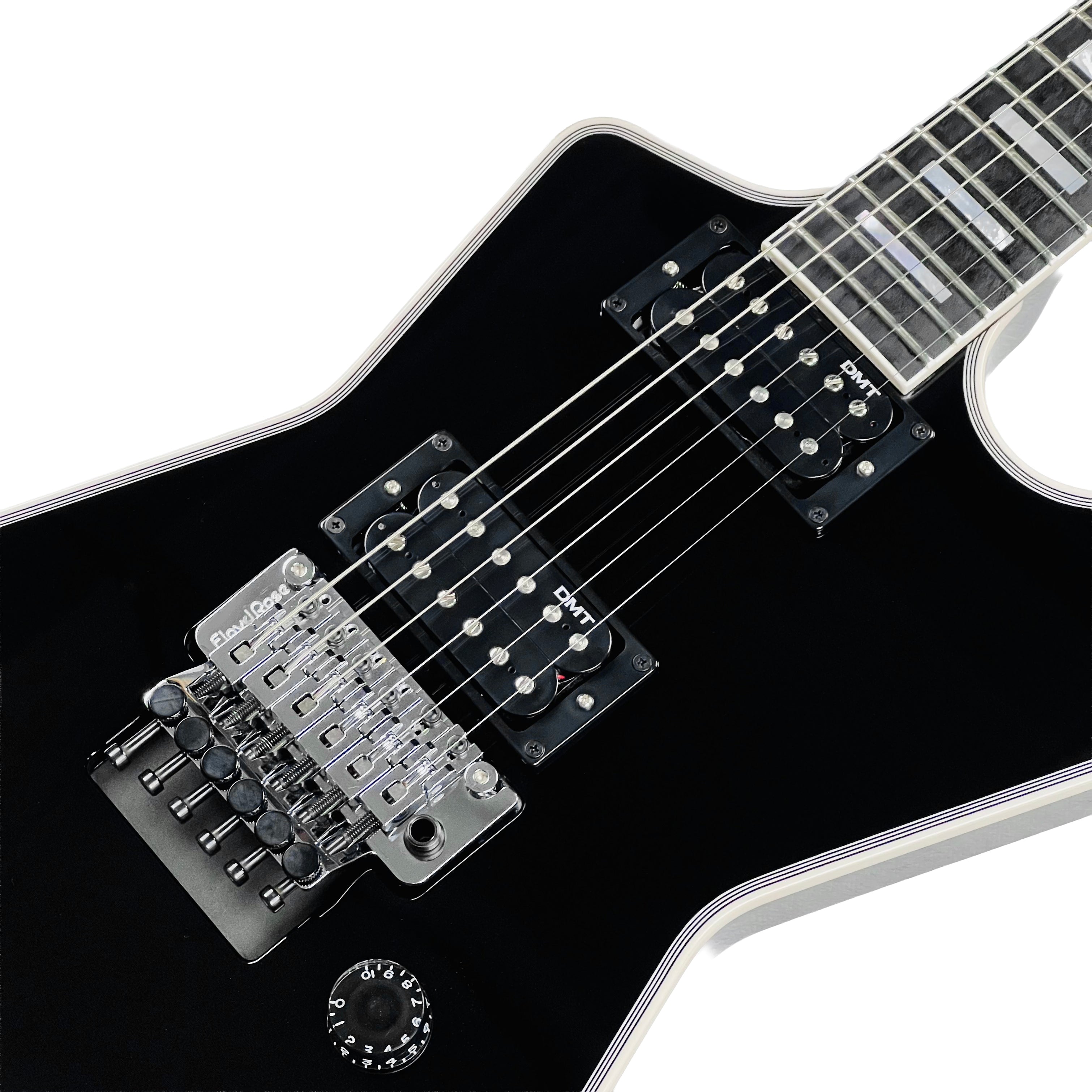 Dean USA ML Floyd Rose Block Inlay Custom - Classic Black | Tone Wolf