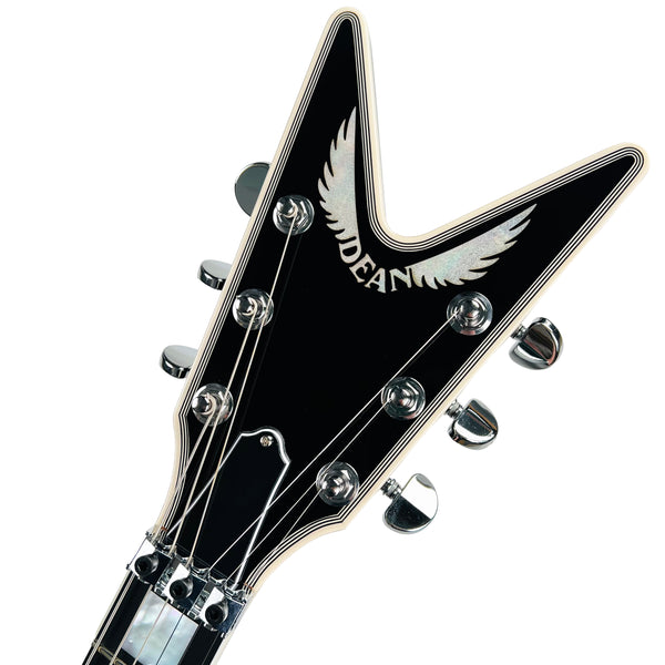 Dean USA ML Floyd Rose Block Inlay Custom - Classic Black - 8