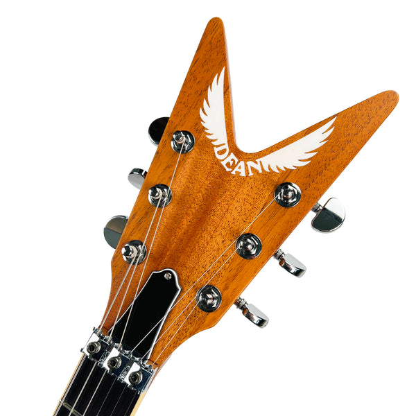 Dean USA ML Floyd Rose Flame Top Custom - Natural Oil - 10