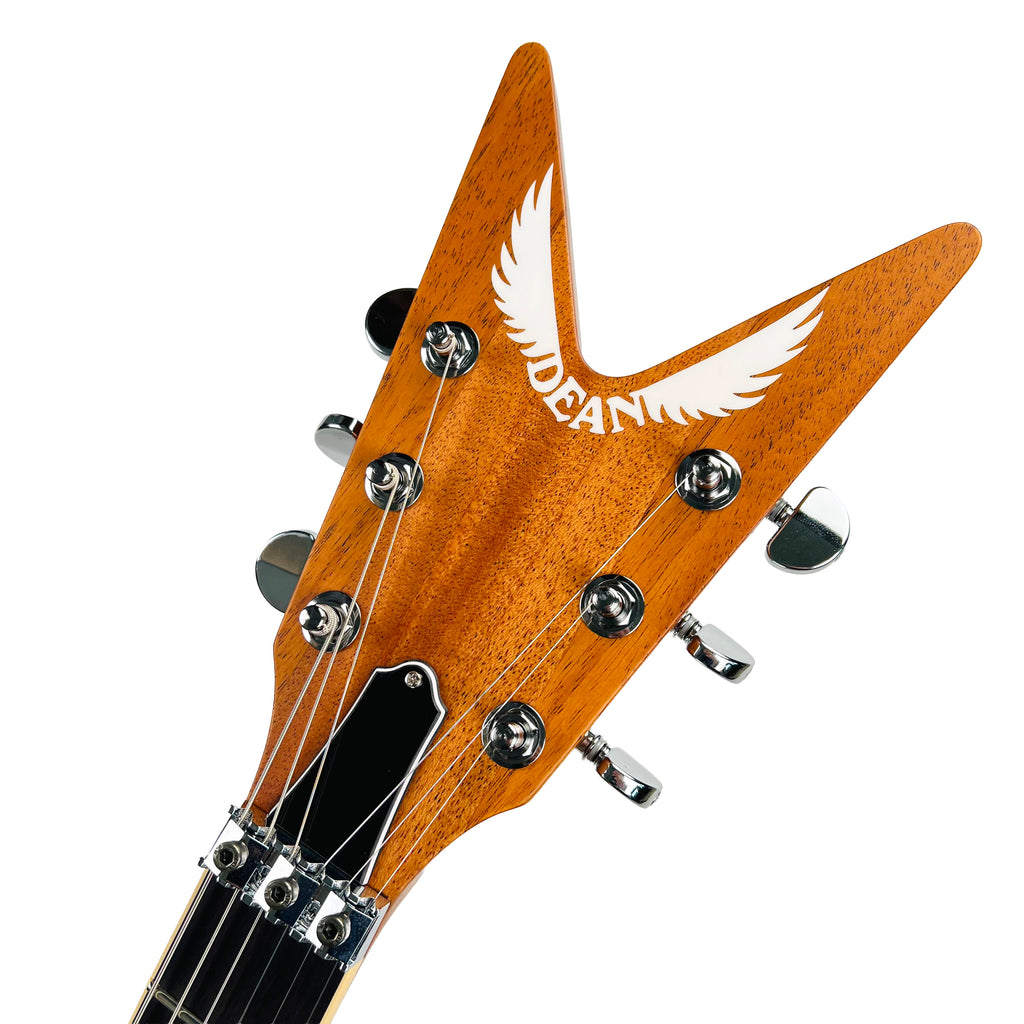 Dean USA ML Floyd Rose Flame Top Custom - Natural Oil - 10