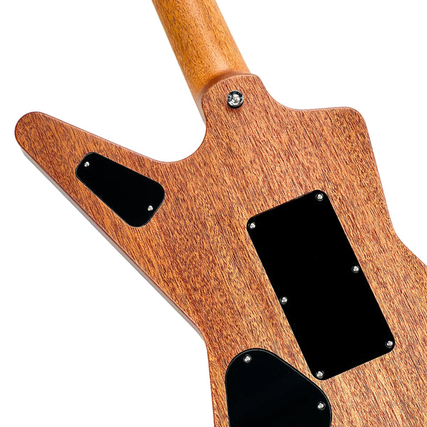 Dean USA ML Floyd Rose Flame Top Custom - Natural Oil - 14