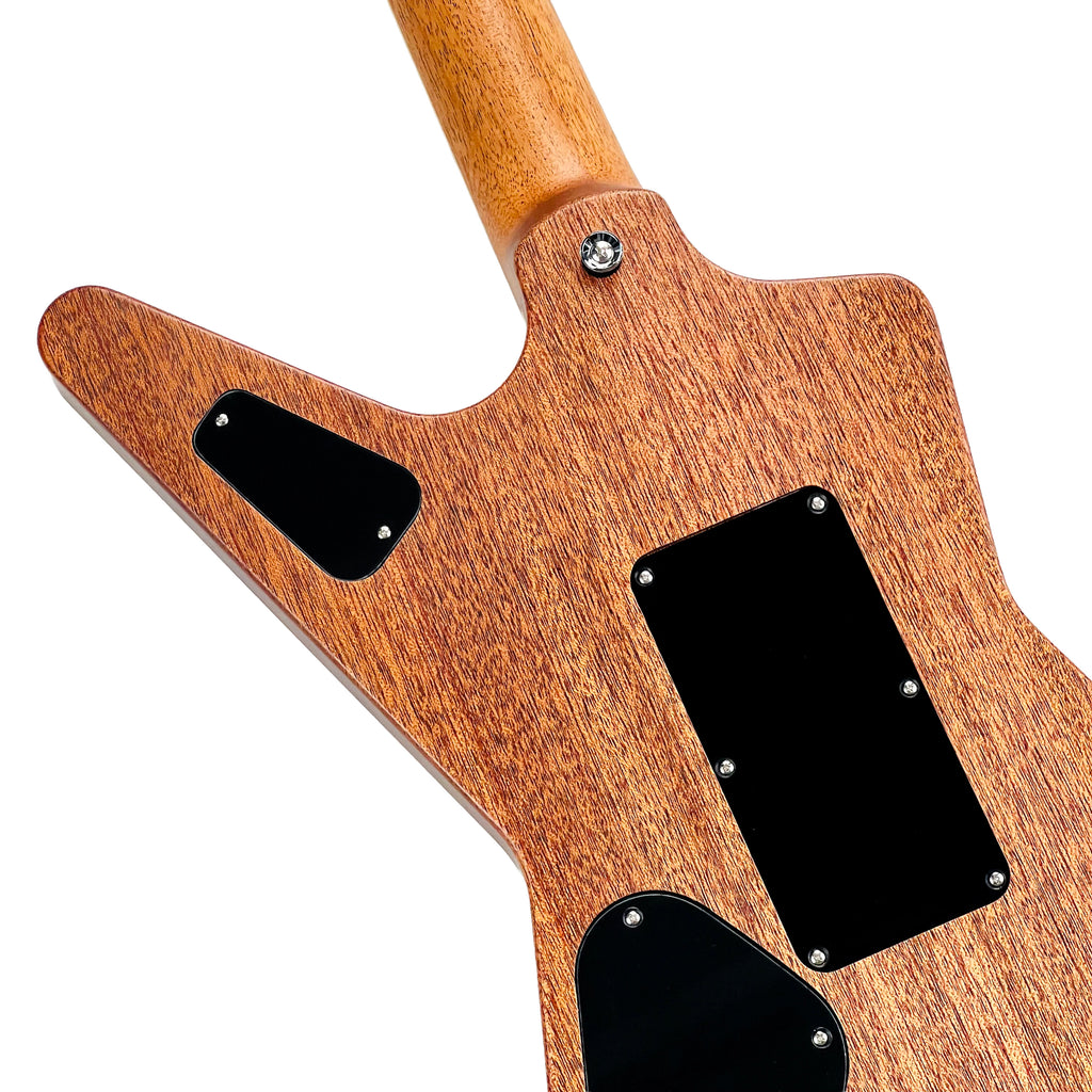 Dean USA ML Floyd Rose Flame Top Custom - Natural Oil - 14