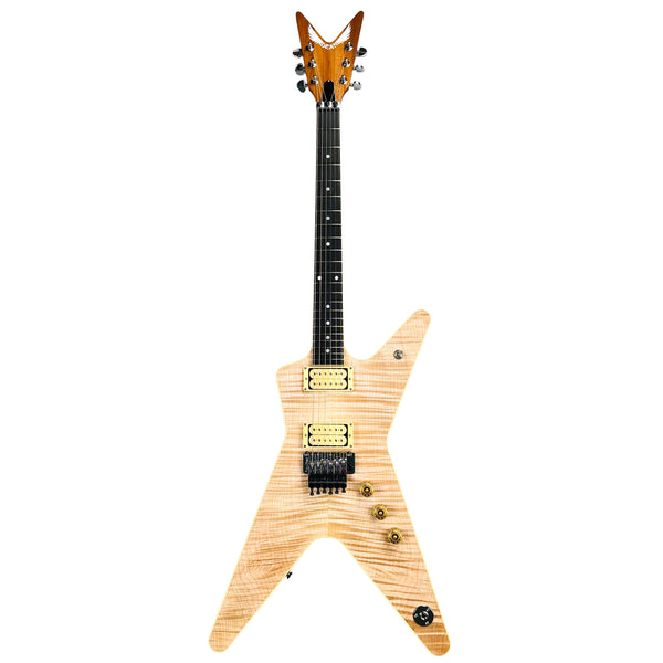 Dean USA ML Floyd Rose Flame Top Custom - Natural Oil - 2