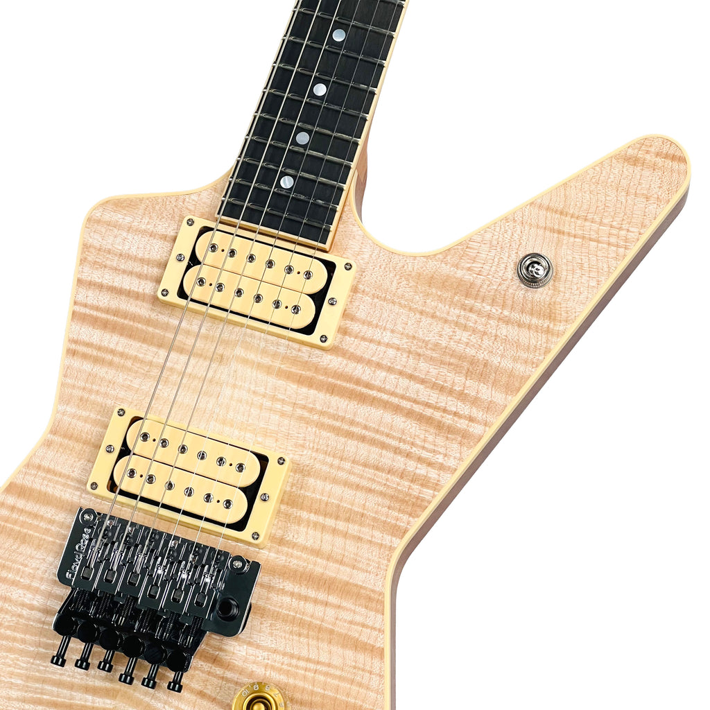 Dean USA ML Floyd Rose Flame Top Custom - Natural Oil - 5