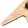 Dean USA ML Floyd Rose Flame Top Custom - Natural Oil - 6