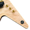 Dean USA ML Floyd Rose Flame Top Custom - Natural Oil - 7