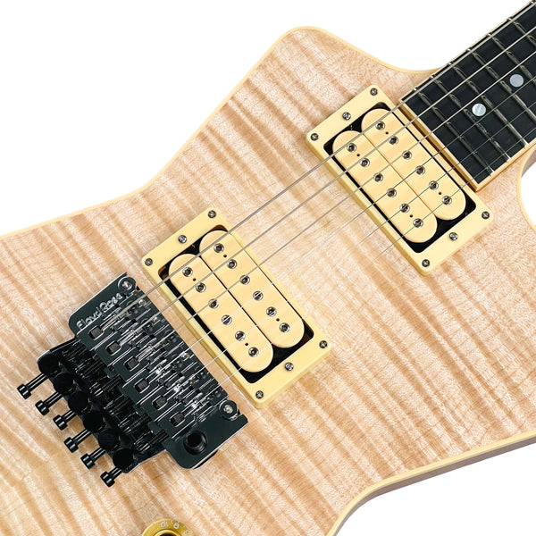 Dean USA ML Floyd Rose Flame Top Custom - Natural Oil - 8