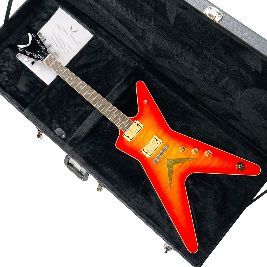 Dean USA Patents Pending ML Flame Top 2026 - Trans Cherry Sunburst - 15