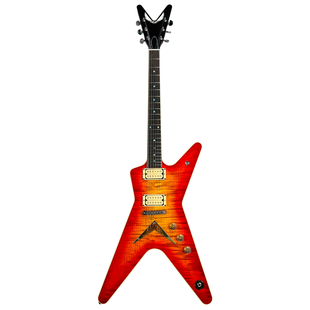 Dean USA Patents Pending ML Flame Top 2026 - Trans Cherry Sunburst - 2