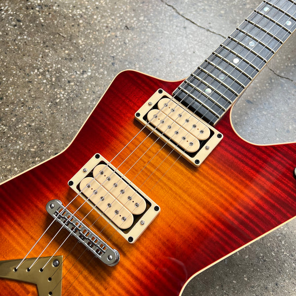 Dean USA Patents Pending ML Flame Top 2024 - Trans Cherry Sunburst - 3