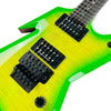 Dean USA Razorback Floyd Rose Flame Top - Slime Green - 8