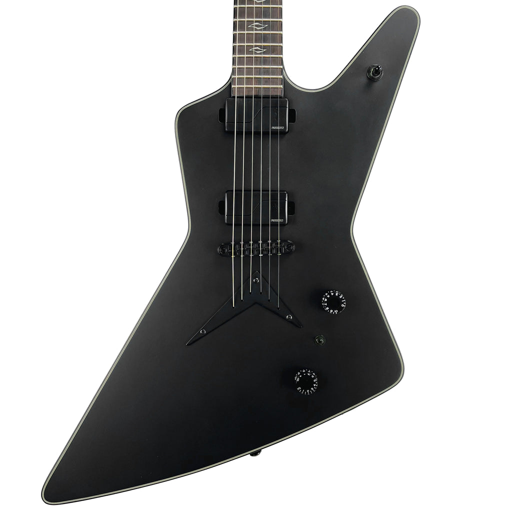 ギター DEAN Thoroughbred Select Fluence Black Dean Thoroughbred Select Satin Black Electric Guitar with Fluence
