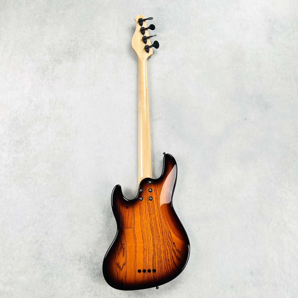 Devon J4 Classic 22 Burl Top 4-String Bass Guitar 2024 - Sunburst - 11
