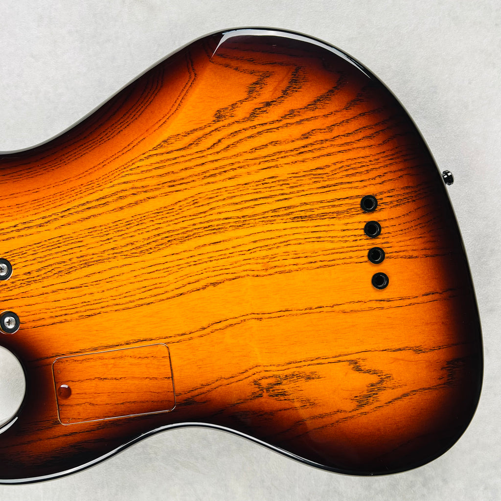 Devon J4 Classic 22 Burl Top 4-String Bass Guitar 2024 - Sunburst - 12