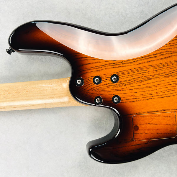 Devon J4 Classic 22 Burl Top 4-String Bass Guitar 2024 - Sunburst - 13