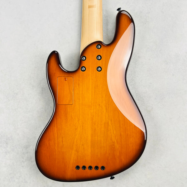 Devon J5 Classic 22 Spalted Top 5-String Bass 2025 - Sunburst - 10