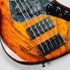 Devon J5 Classic 22 Spalted Top 5-String Bass 2025 - Sunburst - 4