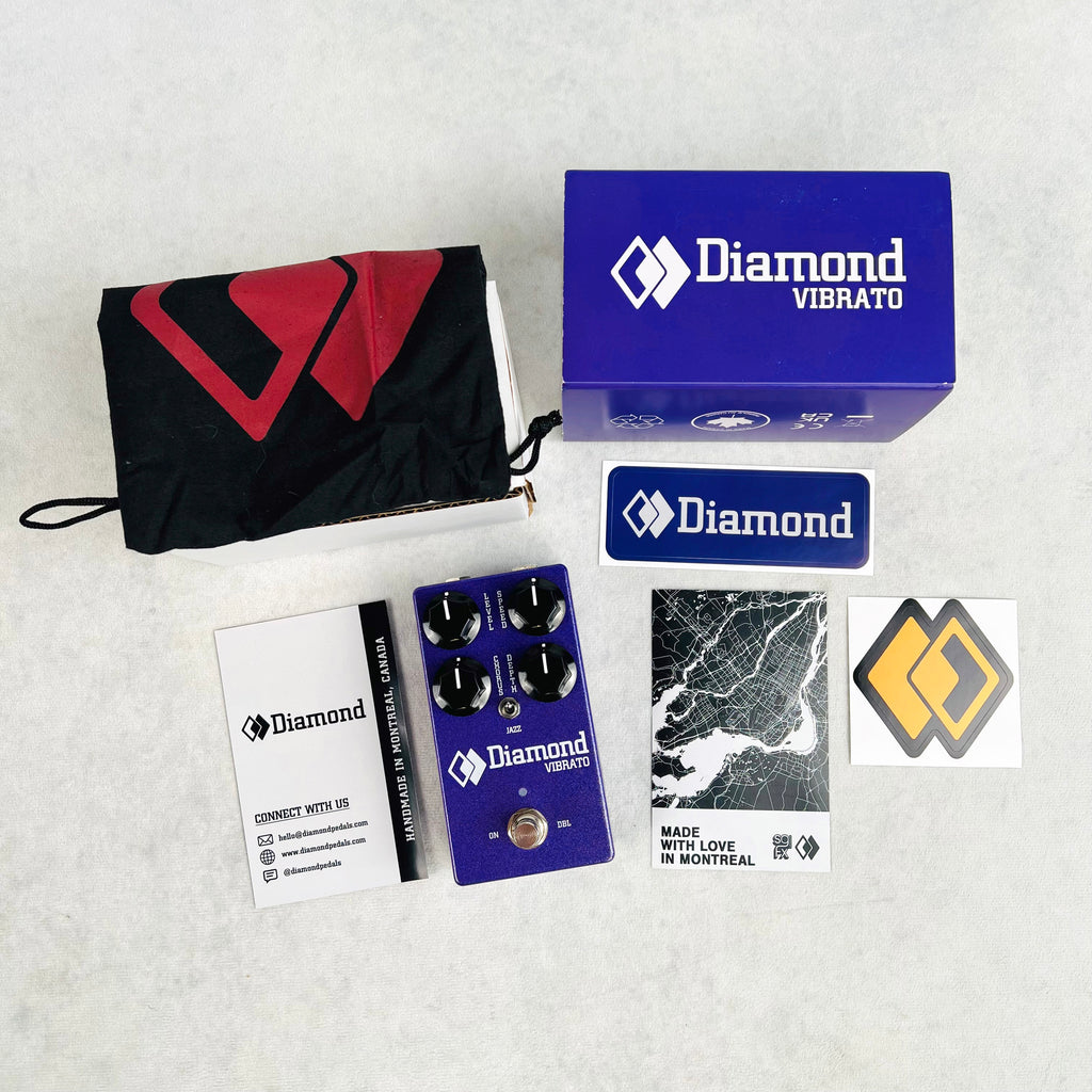 Diamond Vibrato V2 Pedal - Purple - 8