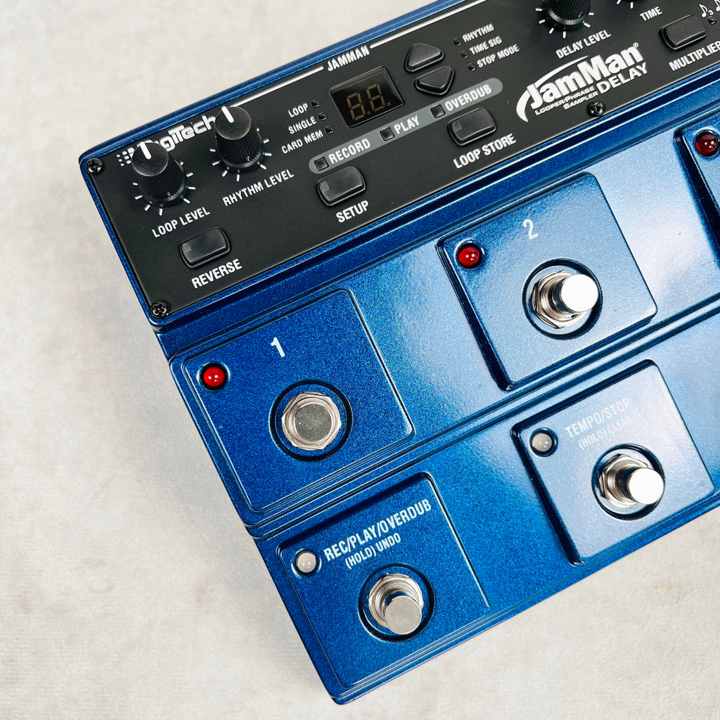 DigiTech JamMan Delay Pedal 2010s - Blue - 2