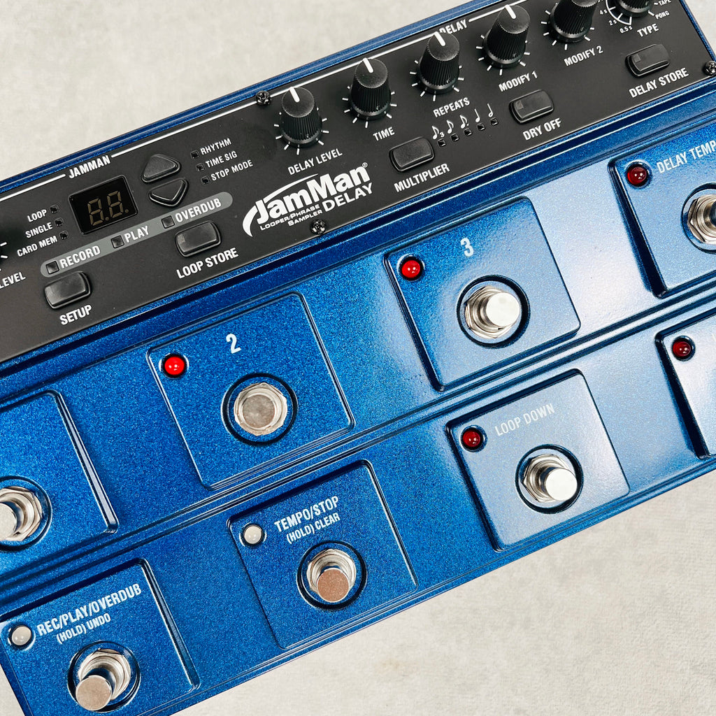 DigiTech JamMan Delay Pedal 2010s - Blue - 3