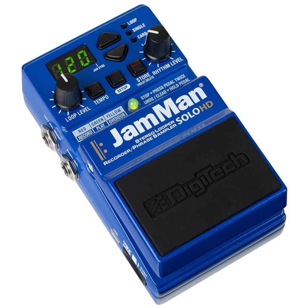 DigiTech JamMan Solo HD Stereo Looper & Sampler Pedal - Blue - 10