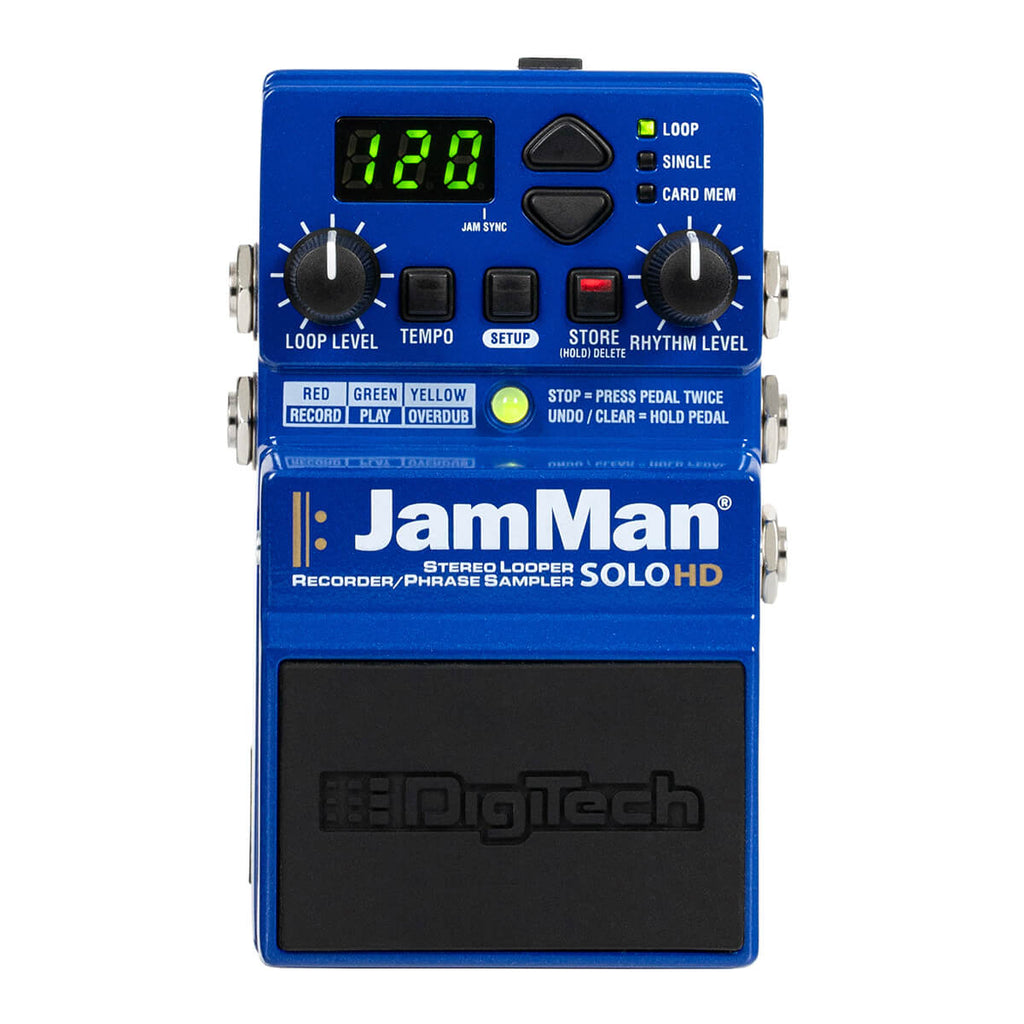 DigiTech JamMan Solo HD Stereo Looper & Sampler Pedal - Blue - 1