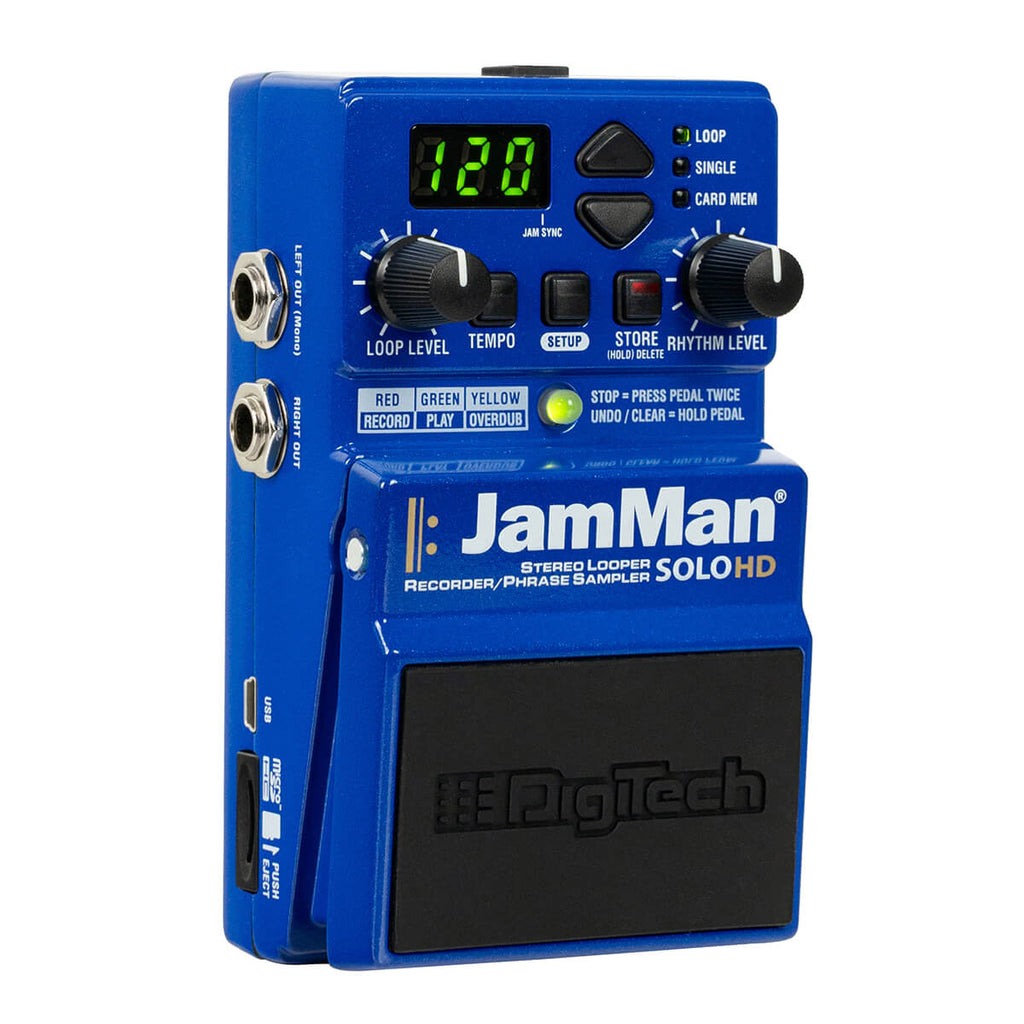 DigiTech JamMan Solo HD Stereo Looper & Sampler Pedal - Blue - 2