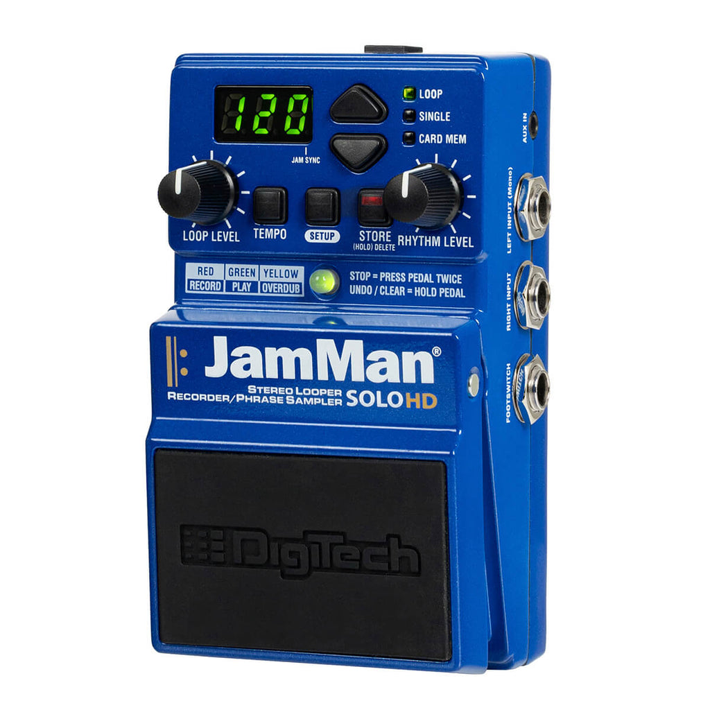 DigiTech JamMan Solo HD Stereo Looper & Sampler Pedal - Blue - 3