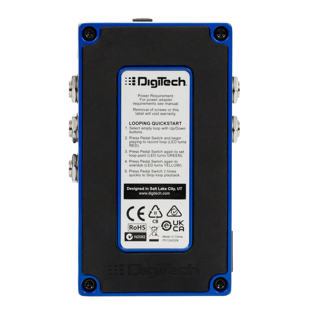 DigiTech JamMan Solo HD Stereo Looper & Sampler Pedal - Blue - 4