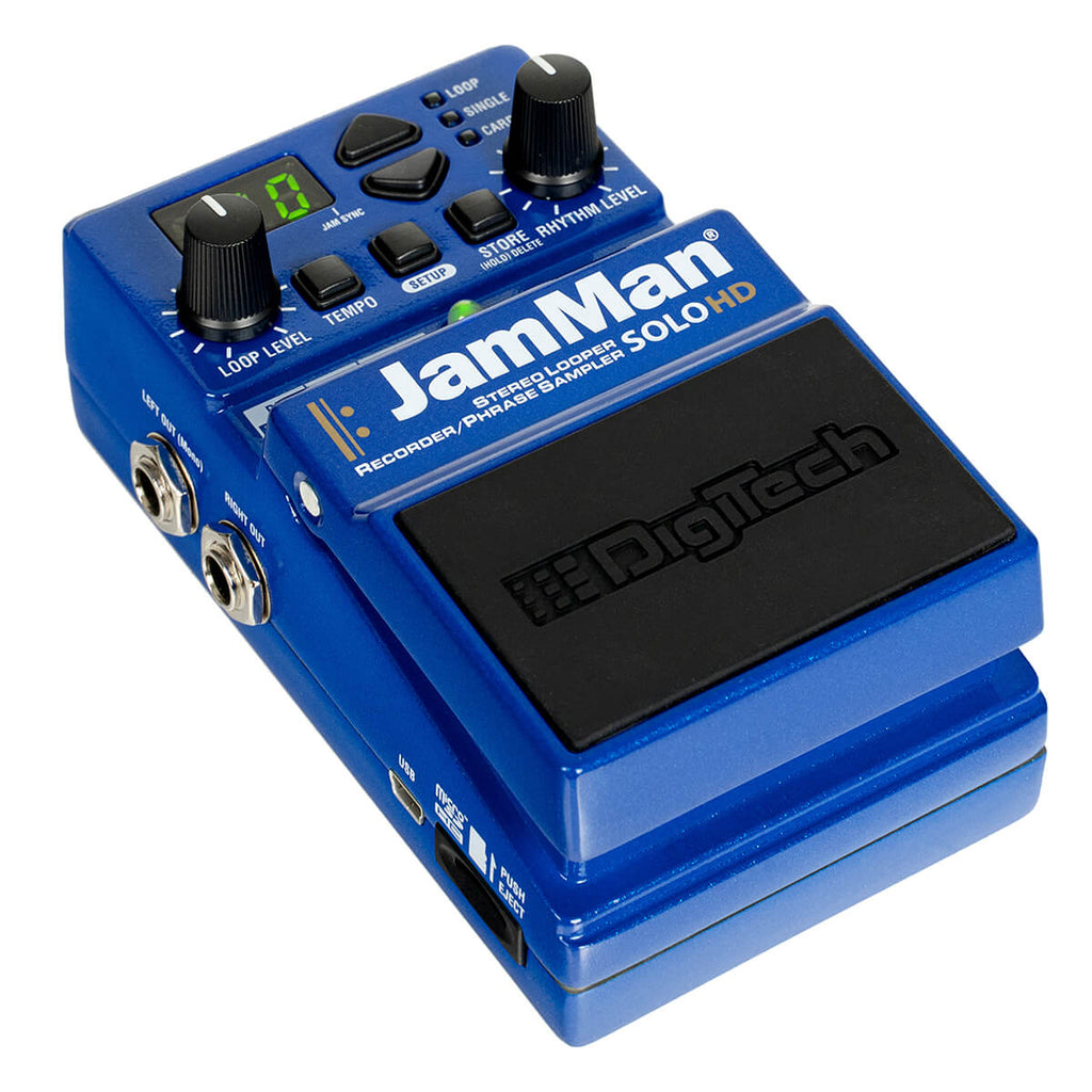 DigiTech JamMan Solo HD Stereo Looper & Sampler Pedal - Blue - 9