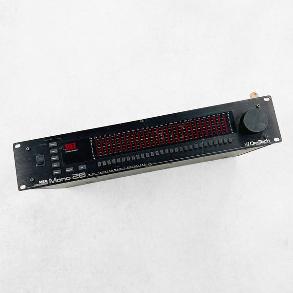 Digitech MEQ Mono28 Midi Programable 28 Band Paragraphic EQ 1993 - Black - 1