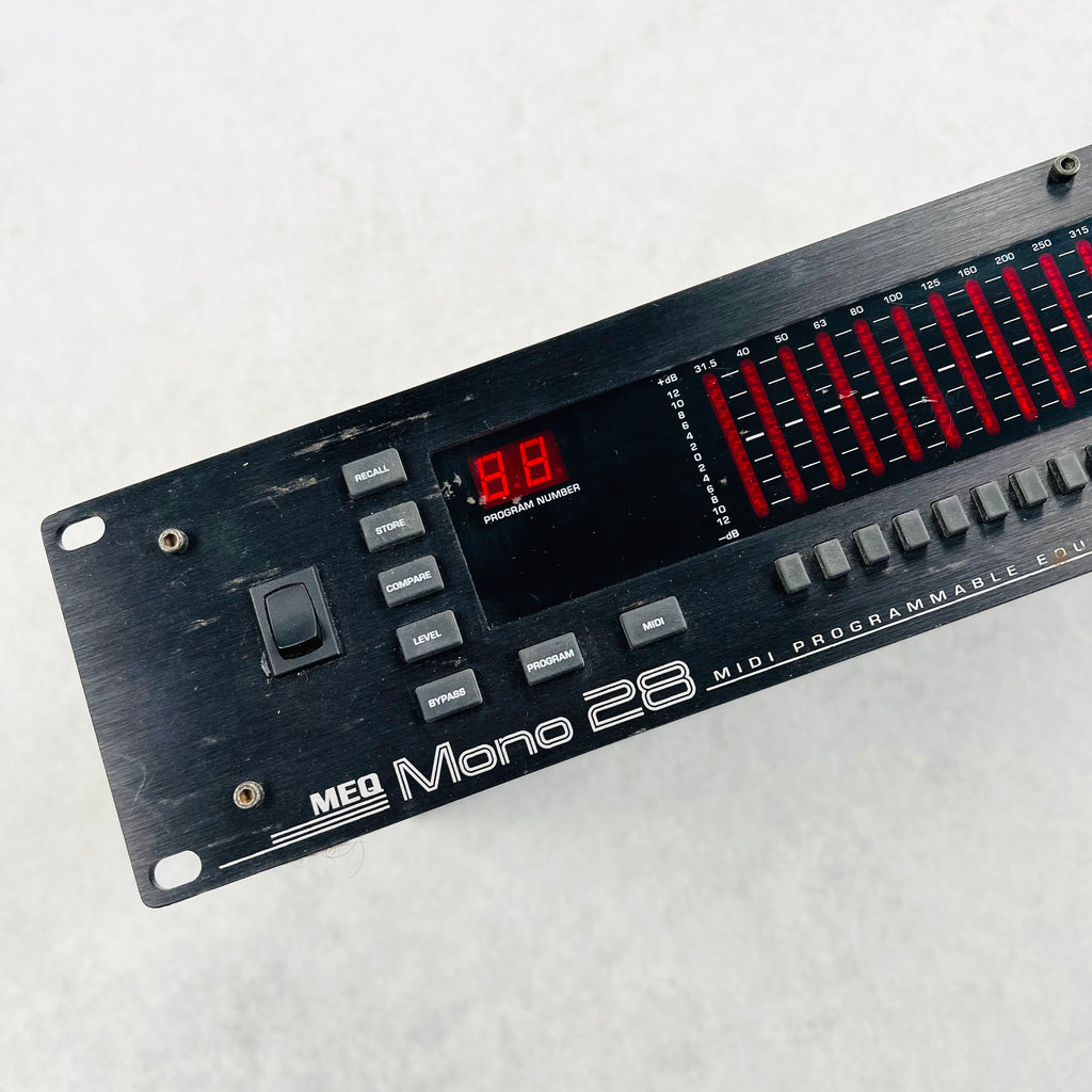 Digitech MEQ Mono28 Midi Programable 28 Band Paragraphic EQ 1993 - Black - 2