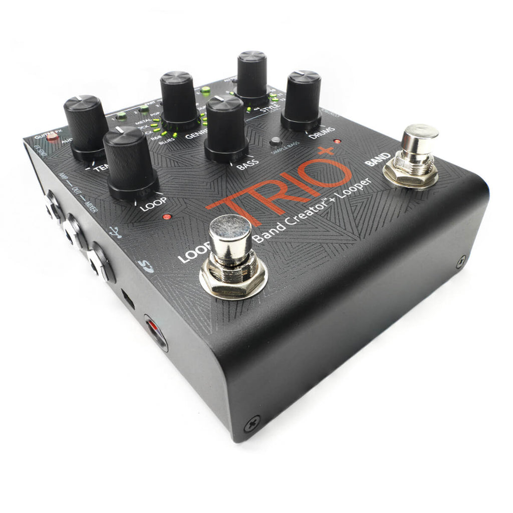 DigiTech TRIO Plus Band Creator & Looper Guitar Effects Pedal - Black - 3