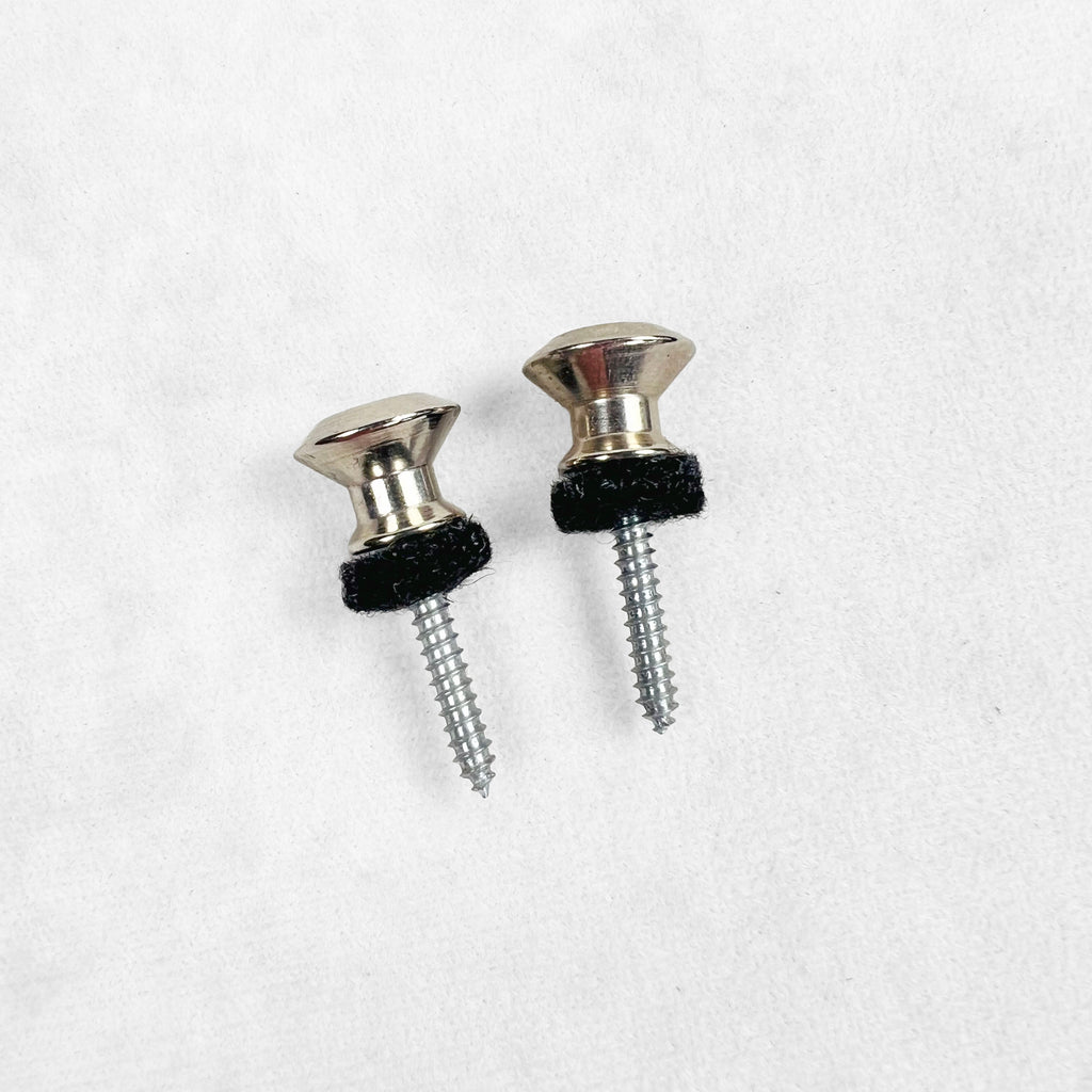 Dunlop Strap Lock Button Set with Screws - Nickel - 1