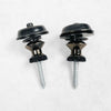 Dunlop Strap Lock Set with Buttons and Screws - Black - 1