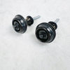 Dunlop Strap Lock Set with Buttons and Screws - Black - 2
