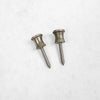 Dunlop Vintage Strap Button Set with Screws - Nickel - 1
