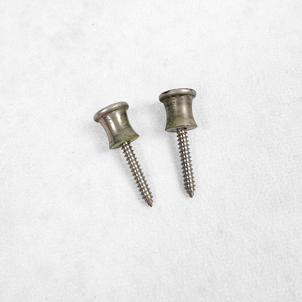 Dunlop Vintage Strap Button Set with Screws - Nickel - 1