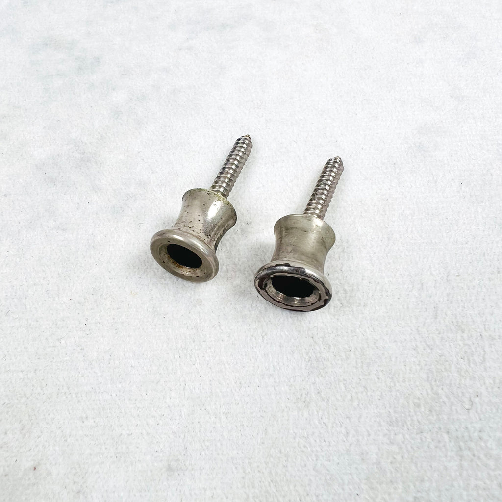 Dunlop Vintage Strap Button Set with Screws - Nickel - 2