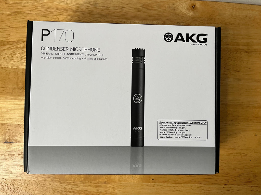 AKG P170 Small Diaphragm Cardioid Condenser Microphone Black