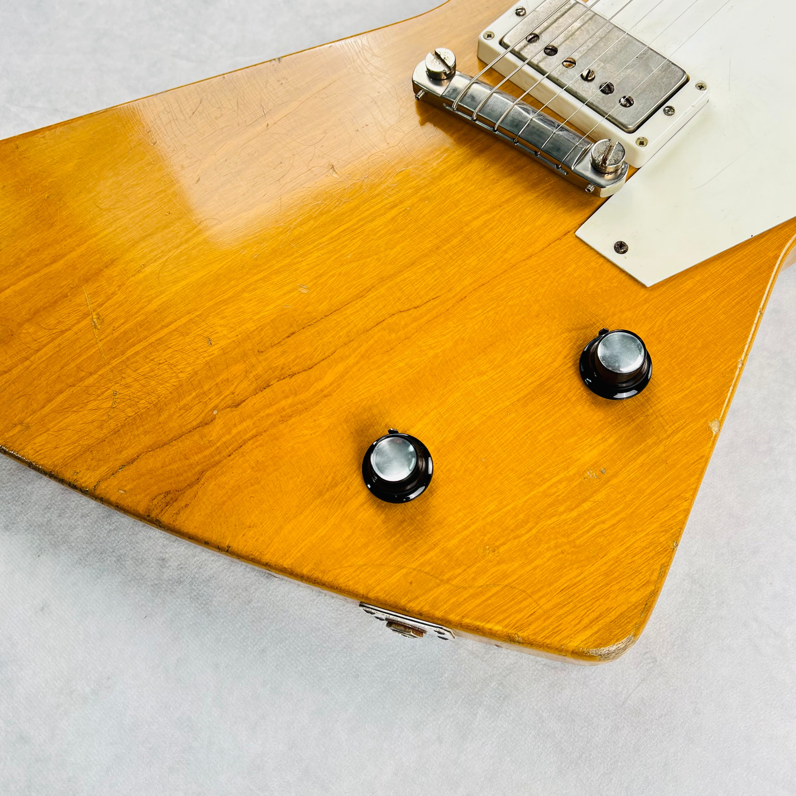 DWIGHT Eliminator Korina Explorer Style Guitar 2010s Antique Natural ...