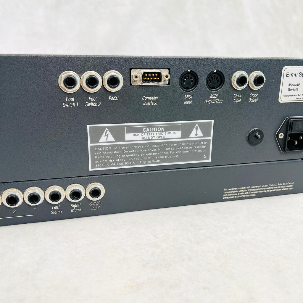 E-mu EMax Model 1020 Rack Mount Digital Sampler 1988 - 10