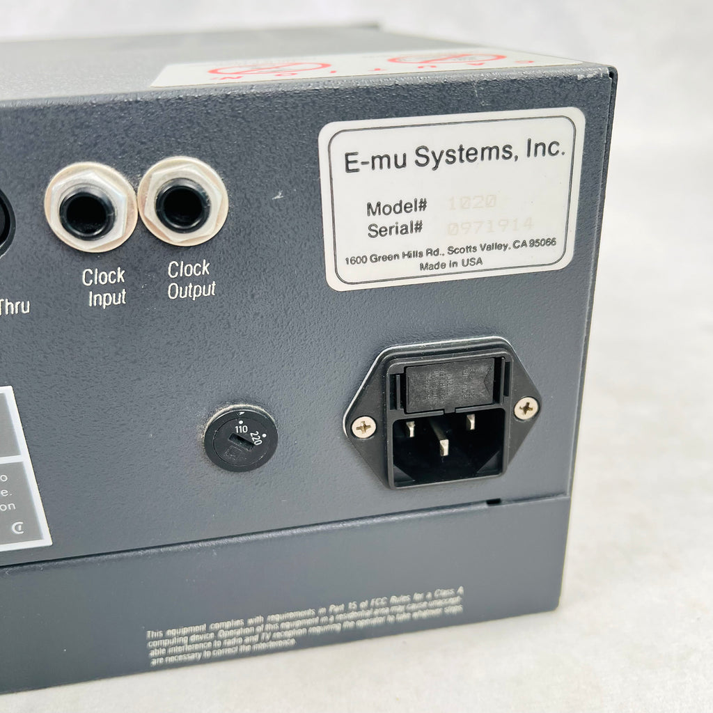 E-mu EMax Model 1020 Rack Mount Digital Sampler 1988 - 11