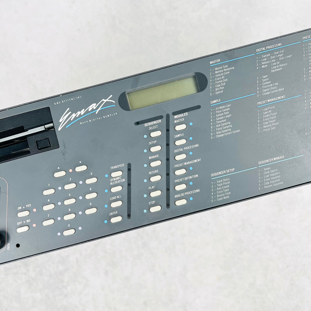 E-mu EMax Model 1020 Rack Mount Digital Sampler 1988 - 3