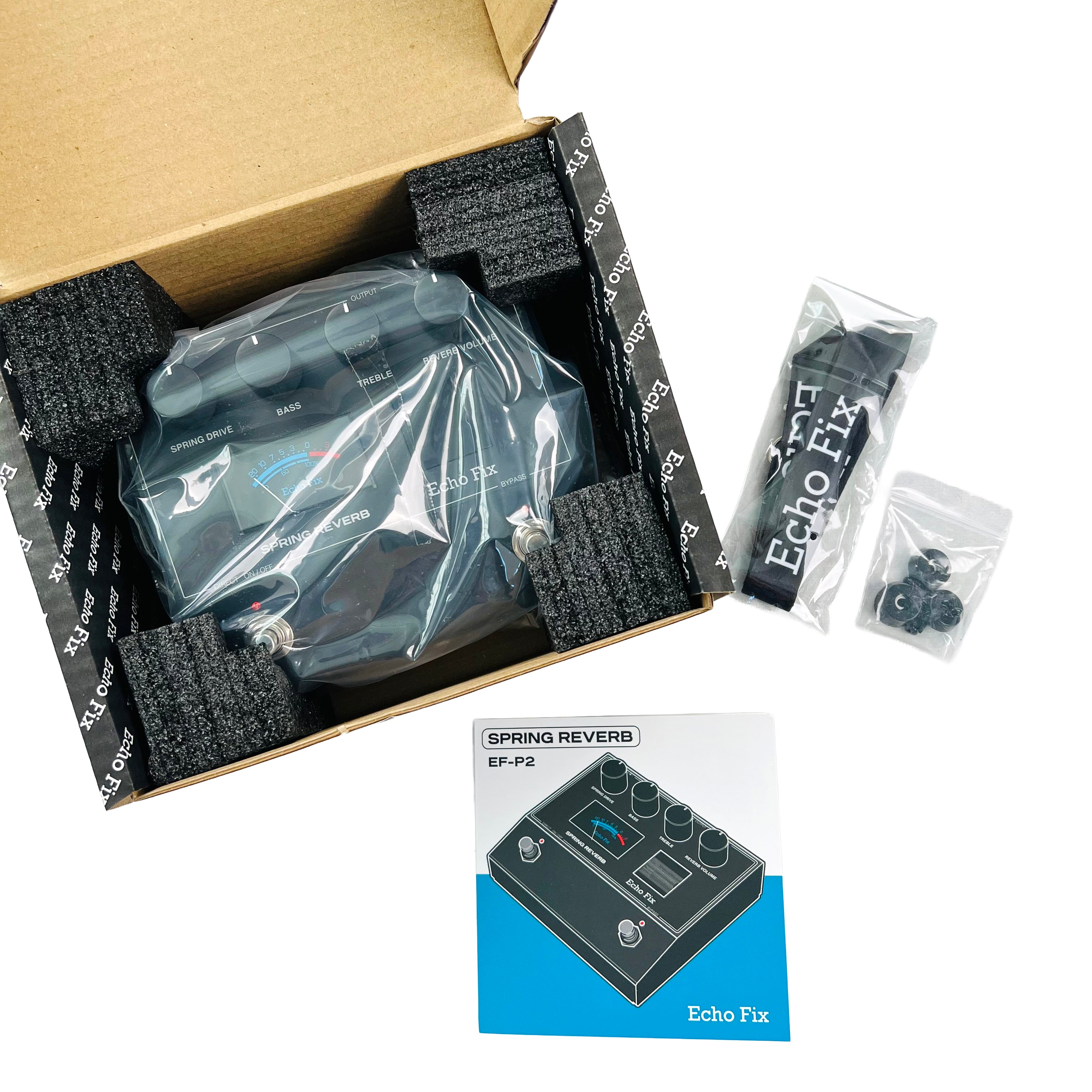 Echo Fix EF-P2 Spring Reverb - Black | Tone Wolf