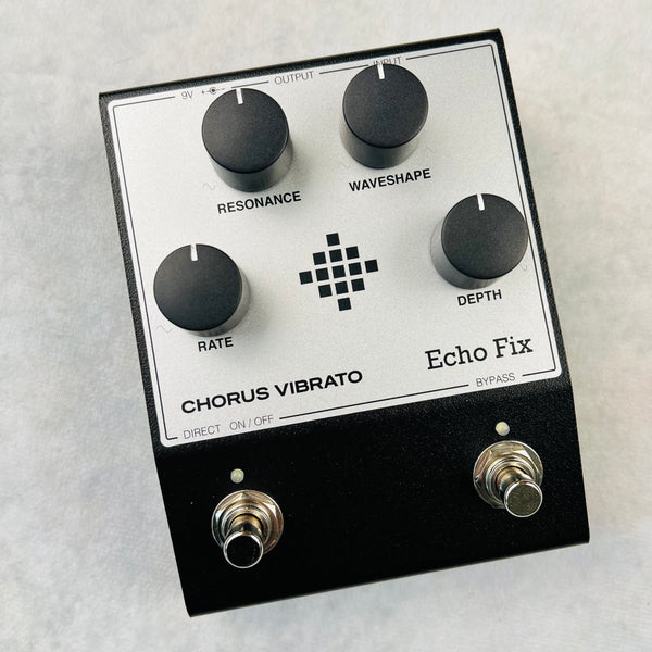 Echo Fix EF-P3 Chorus Vibrato Guitar Effects Pedal 2024 - Black / Silver - 1