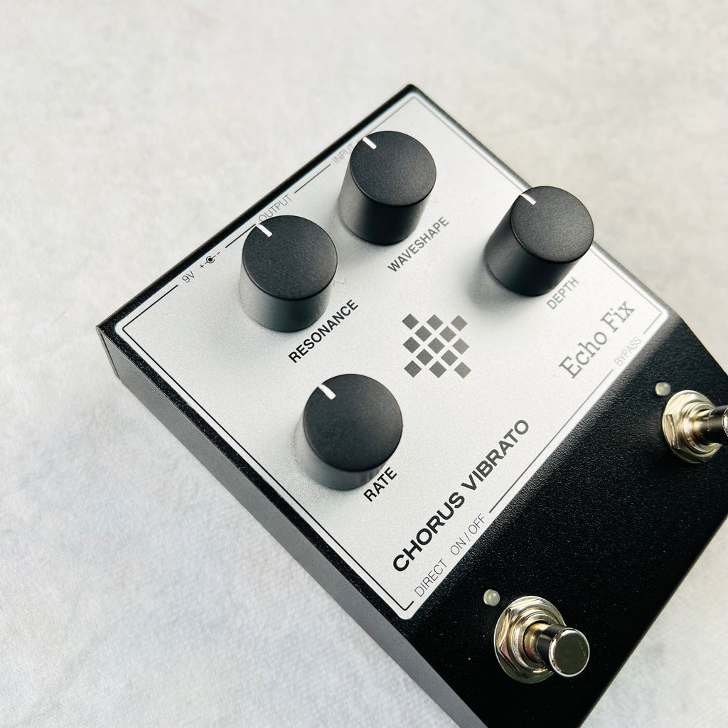 Echo Fix EF-P3 Chorus Vibrato Guitar Effects Pedal 2024 - Black / Silver - 2