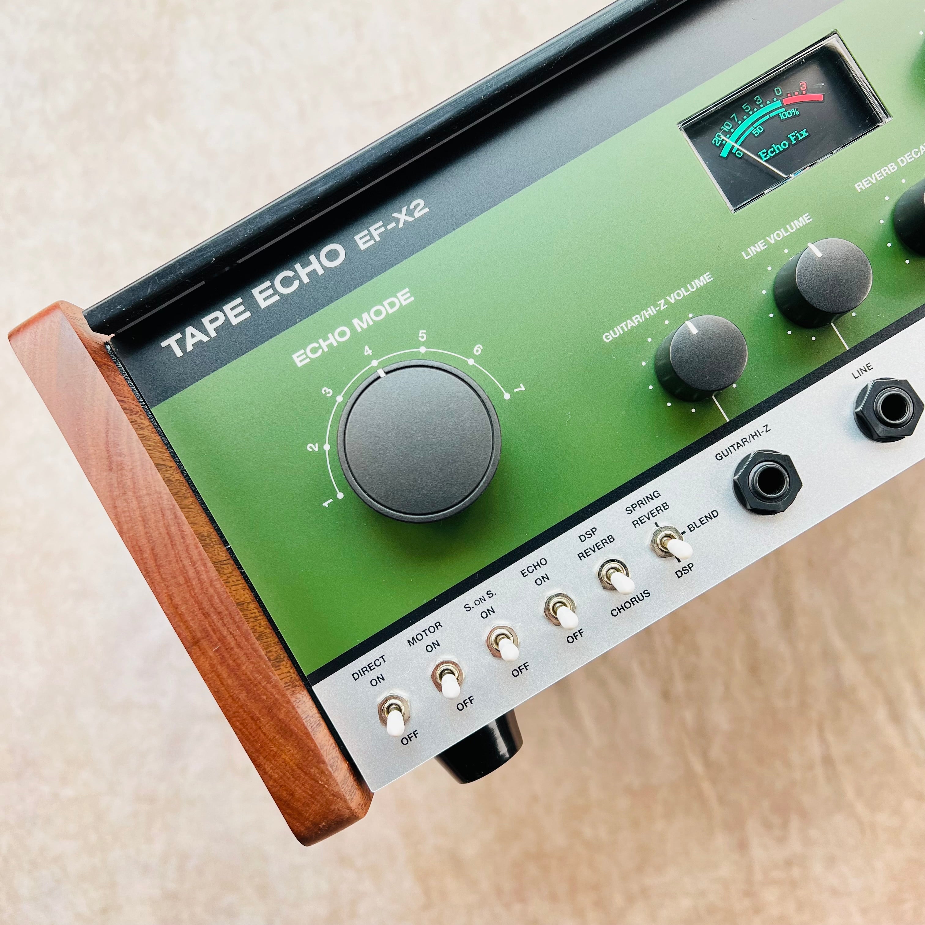 Echo Fix EF-X2 Desktop Tape Echo with Reverb 2024 - Green Panel