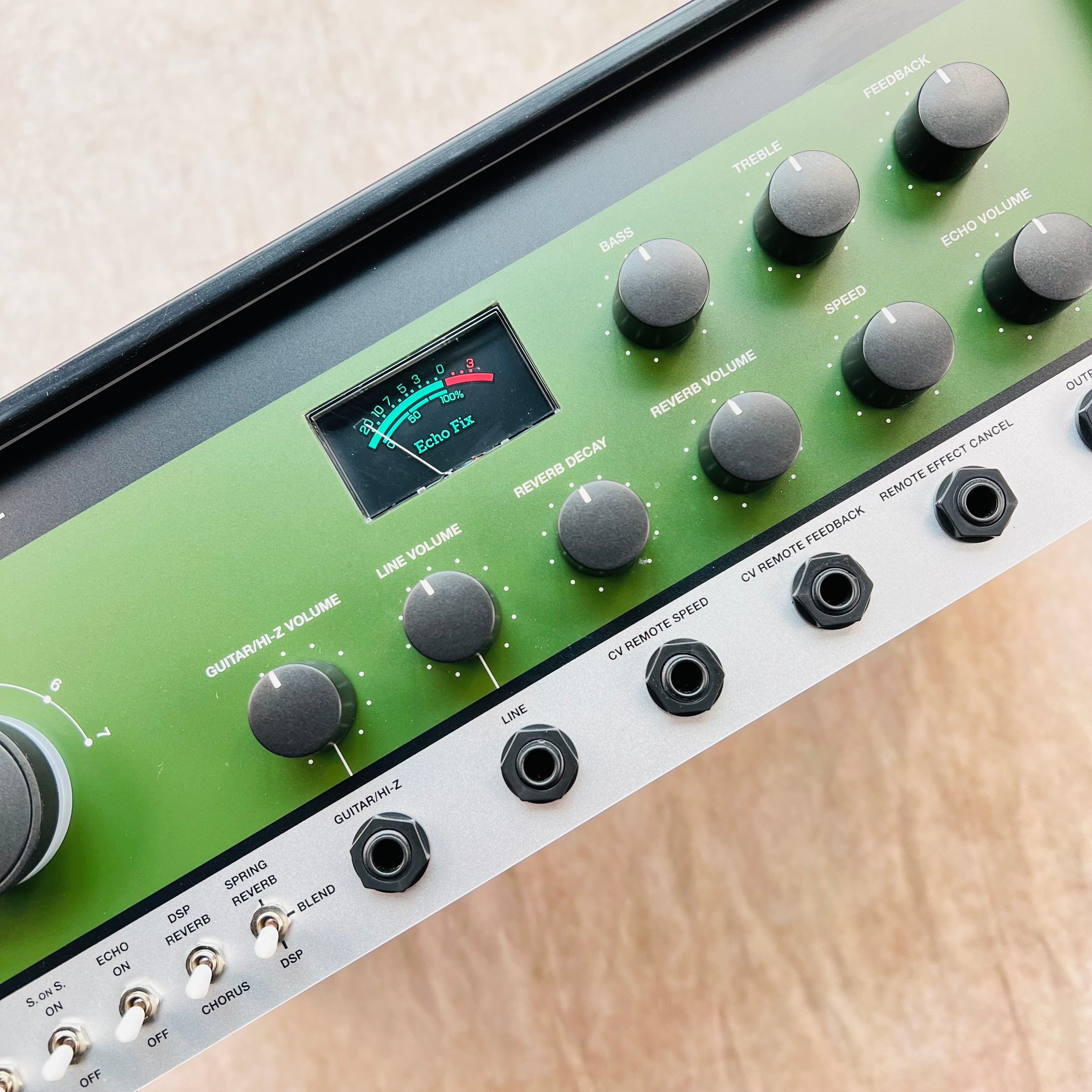 Echo Fix EF-X2 Desktop Tape Echo with Reverb 2024 - Green Panel