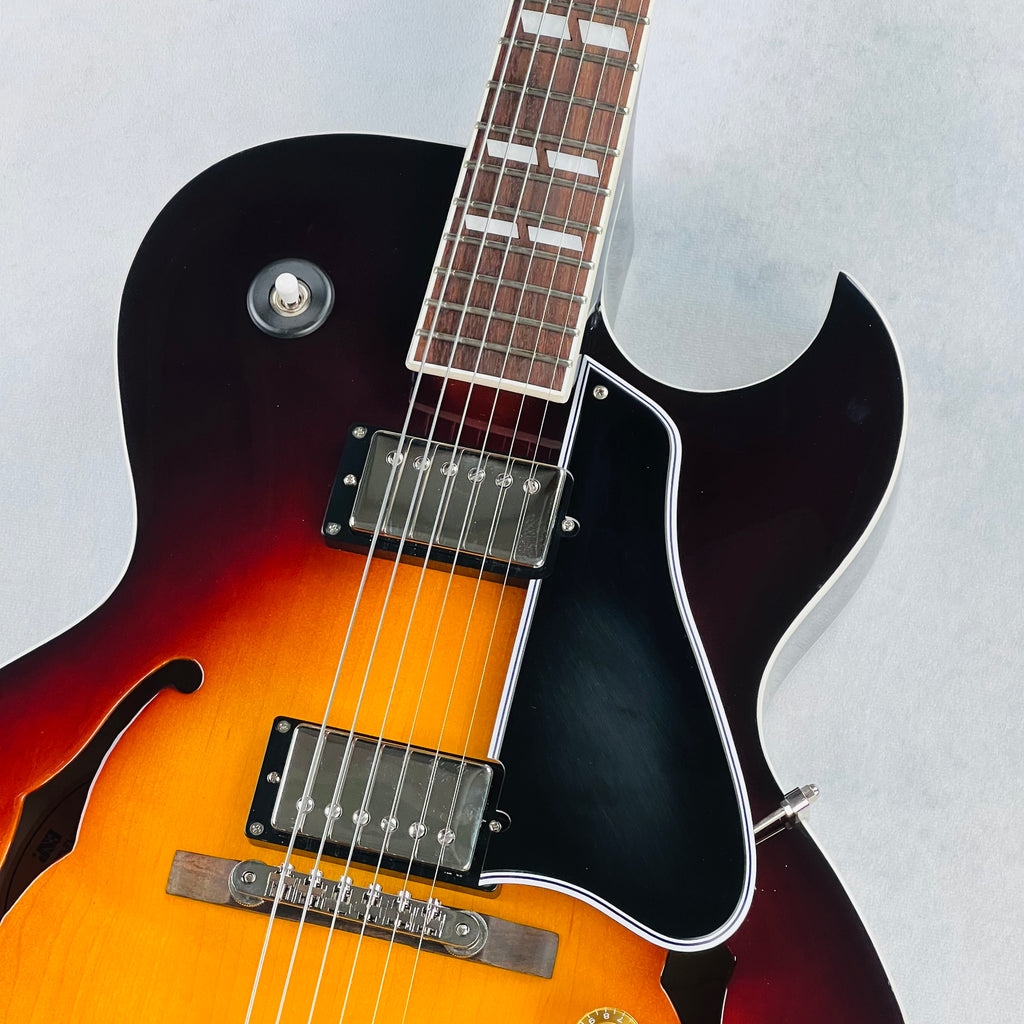Edwards E-FA-LTD Hollow Body 2016 - Sunburst - 3